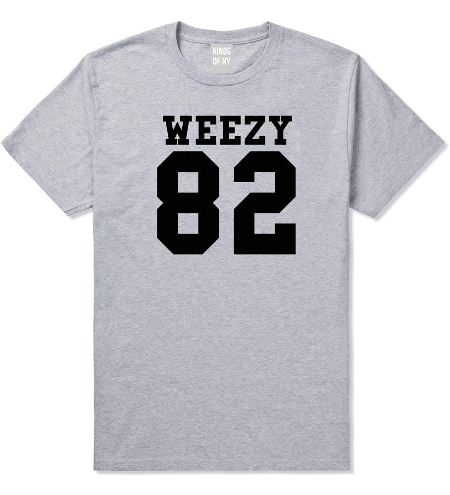 Weezy 82 Team T-Shirt in Grey by Kings Of NY