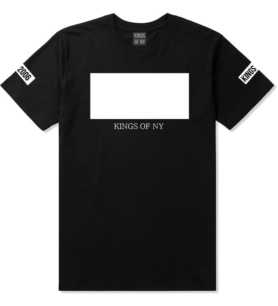 White Box T-Shirt in Black by Kings Of NY