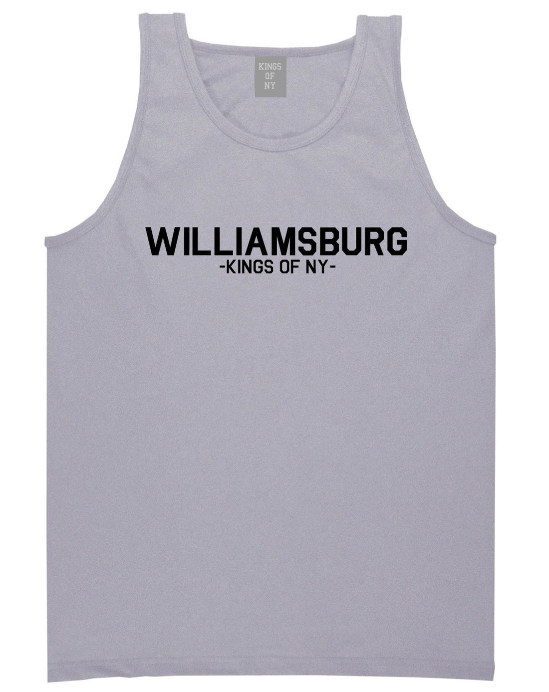 Williamsburg Brooklyn Hipster Tank Top in Grey