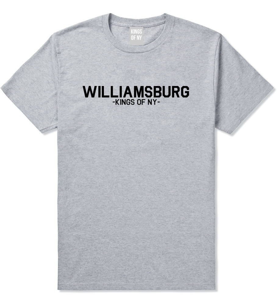 Williamsburg Brooklyn Hipster T-Shirt in Grey