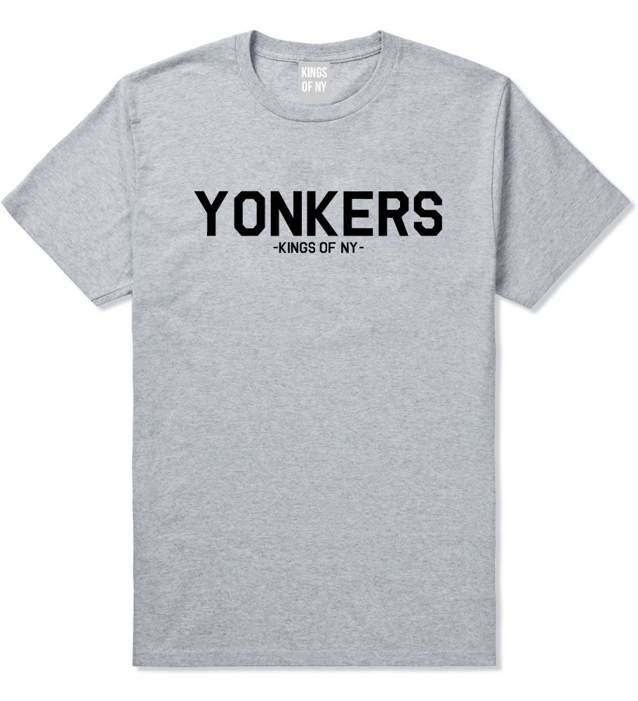 Yonkers YO New York T-Shirt in Grey