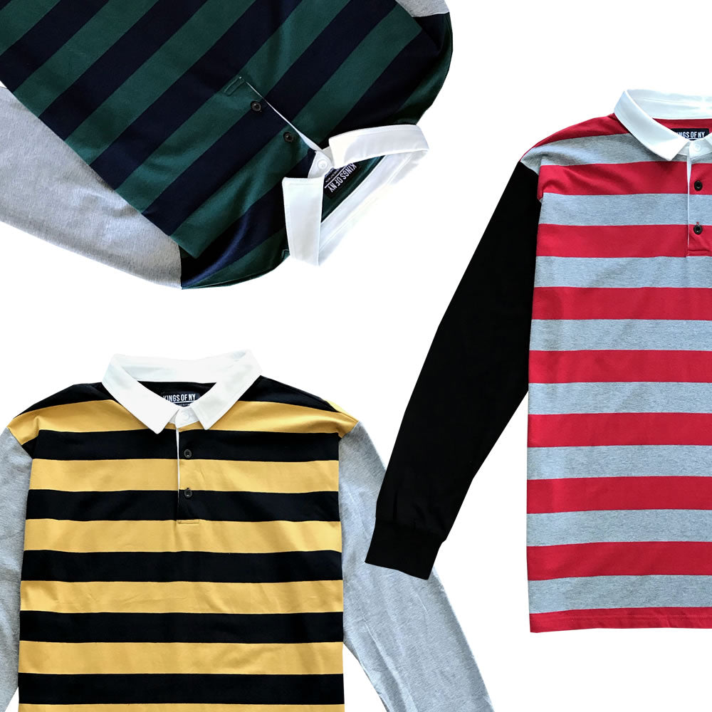 Striped Rugby Shirts by Kings Of NY
