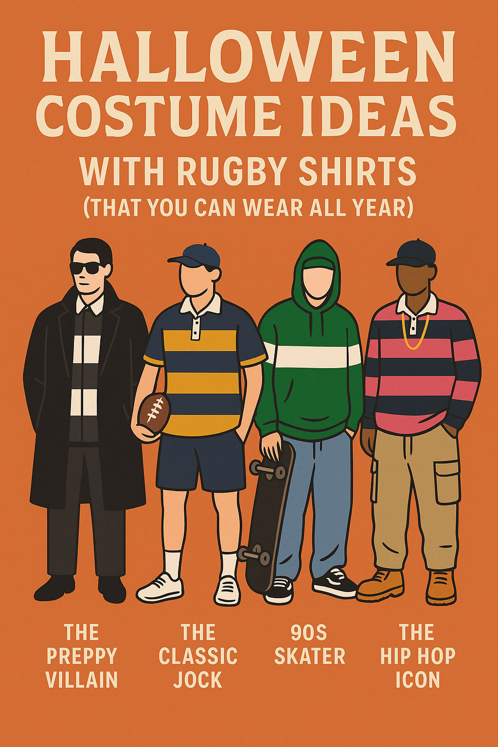 Halloween Costume Ideas with Rugby Shirts