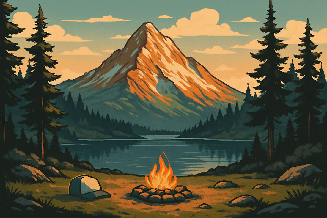 CampIng Clothing And Outdoor Lake View