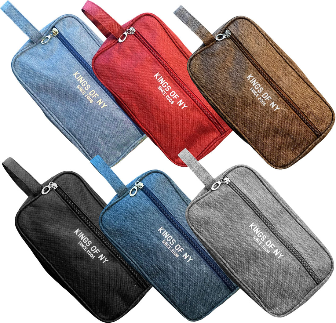 KINGS OF NY Logo Mens Travel Toiletry Bags