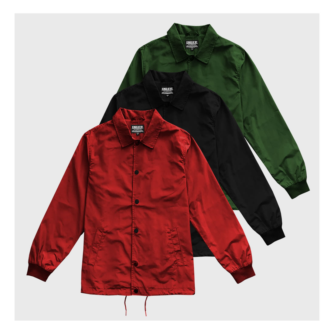 Mens Blank Coaches Jackets