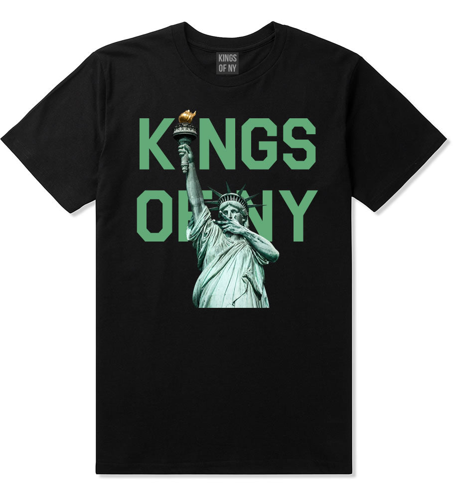 3 Point Statue Of Liberty Men's T-Shirt Black