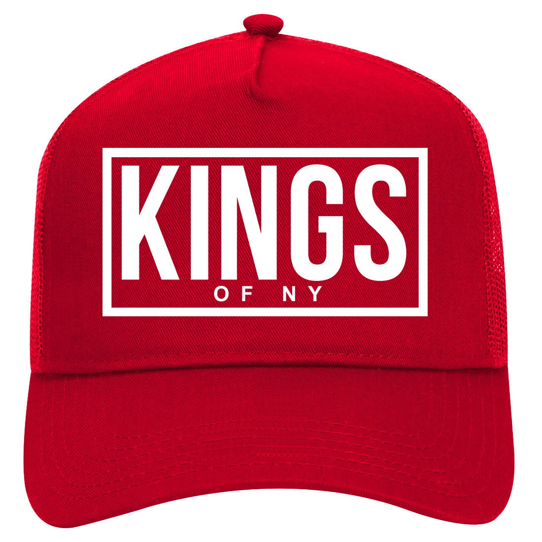 BLOCK Loog Mens Mesh Trucker Hat Red