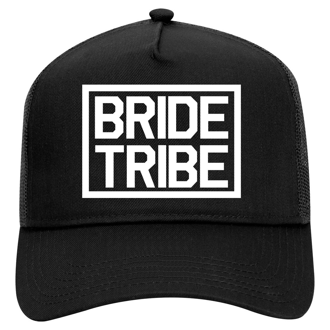 Bride Tribe Bachlorette Party Mens Mesh Trucker Hat Black
