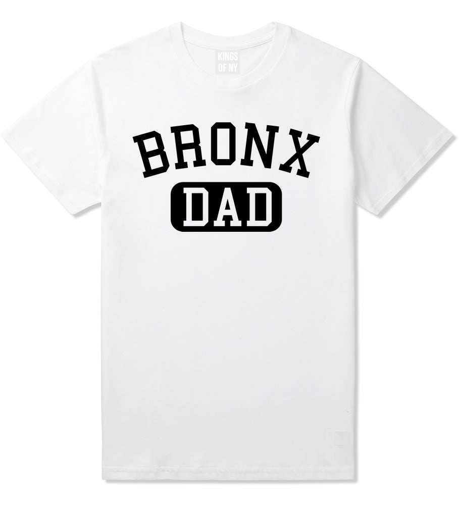 White Bronx Dad Men's T-Shirt New York City Father's Day Gift