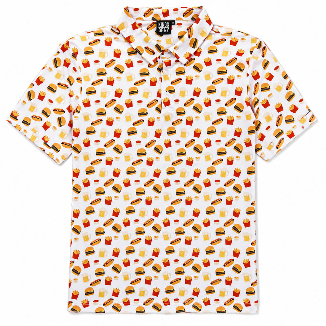 Burgers Fries Hotdogs And Beer Men's Golf Polo Shirt