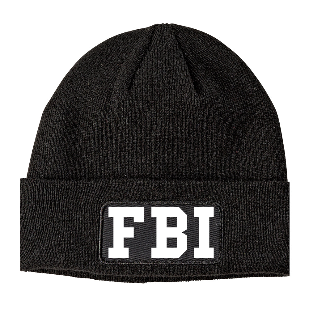 FBI Law Enforcement Winter Knit Adult Beanie Hat Black