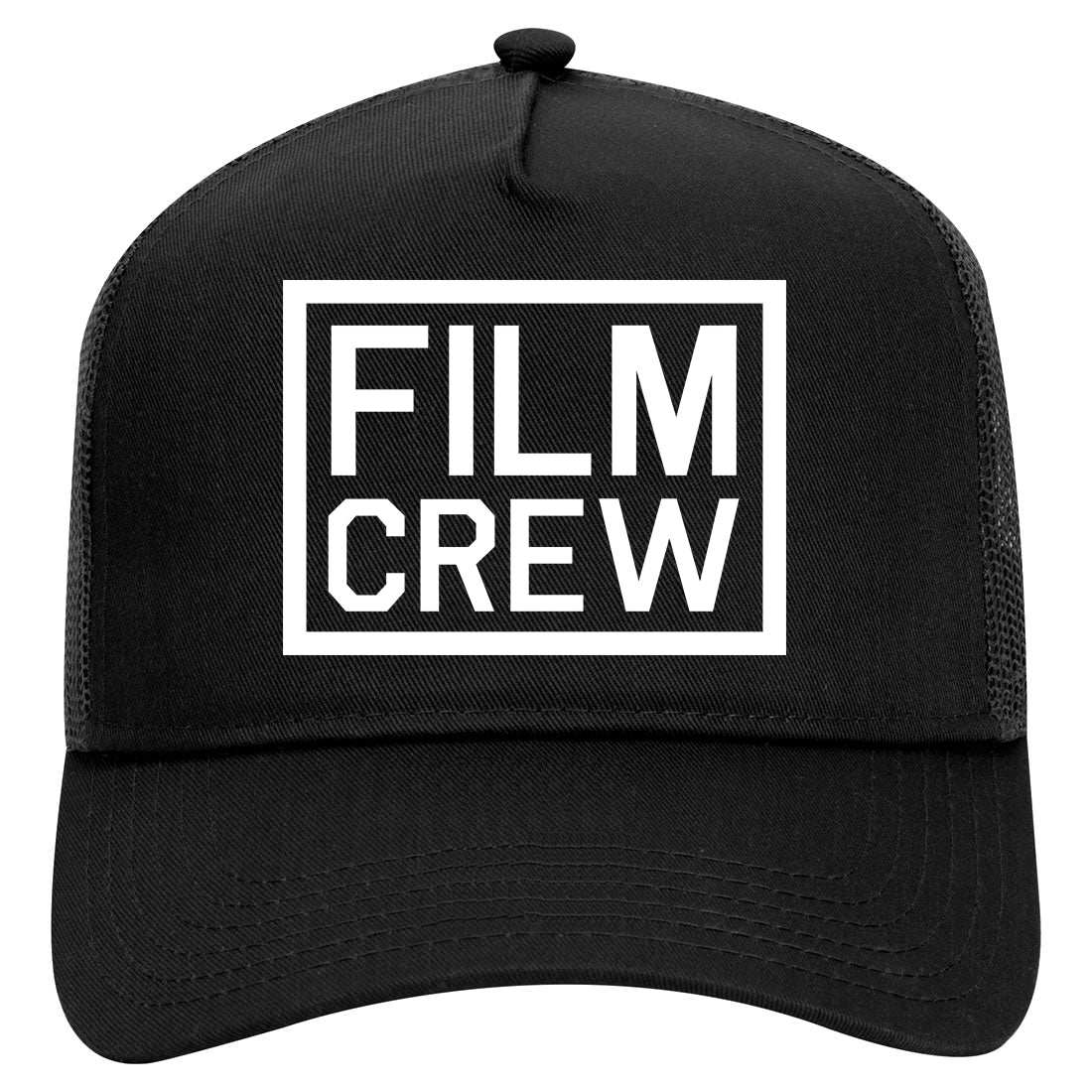 Film Crew Mens Mesh Trucker Hat Black