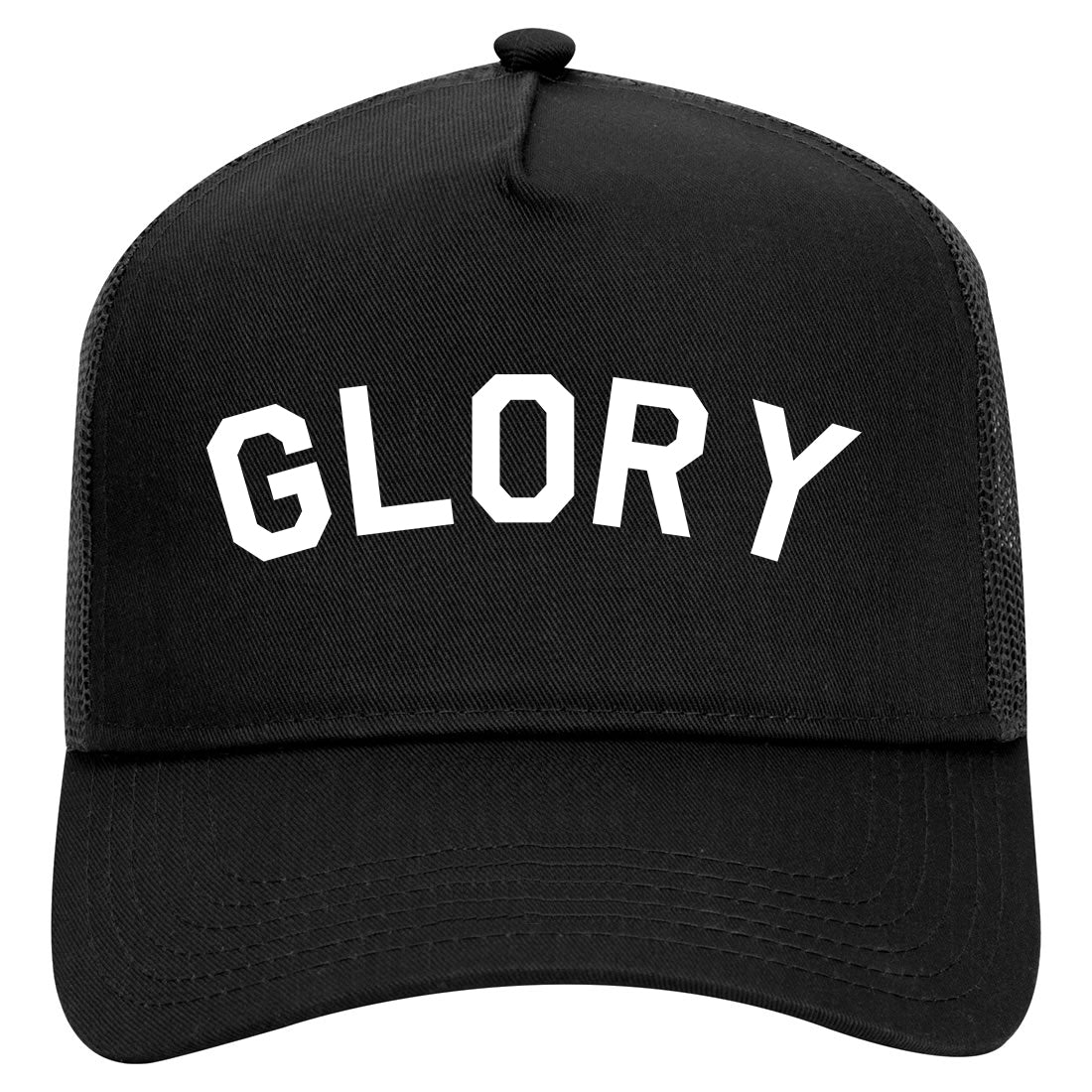 Glory Arch Religious Mens Mesh Trucker Hat Black