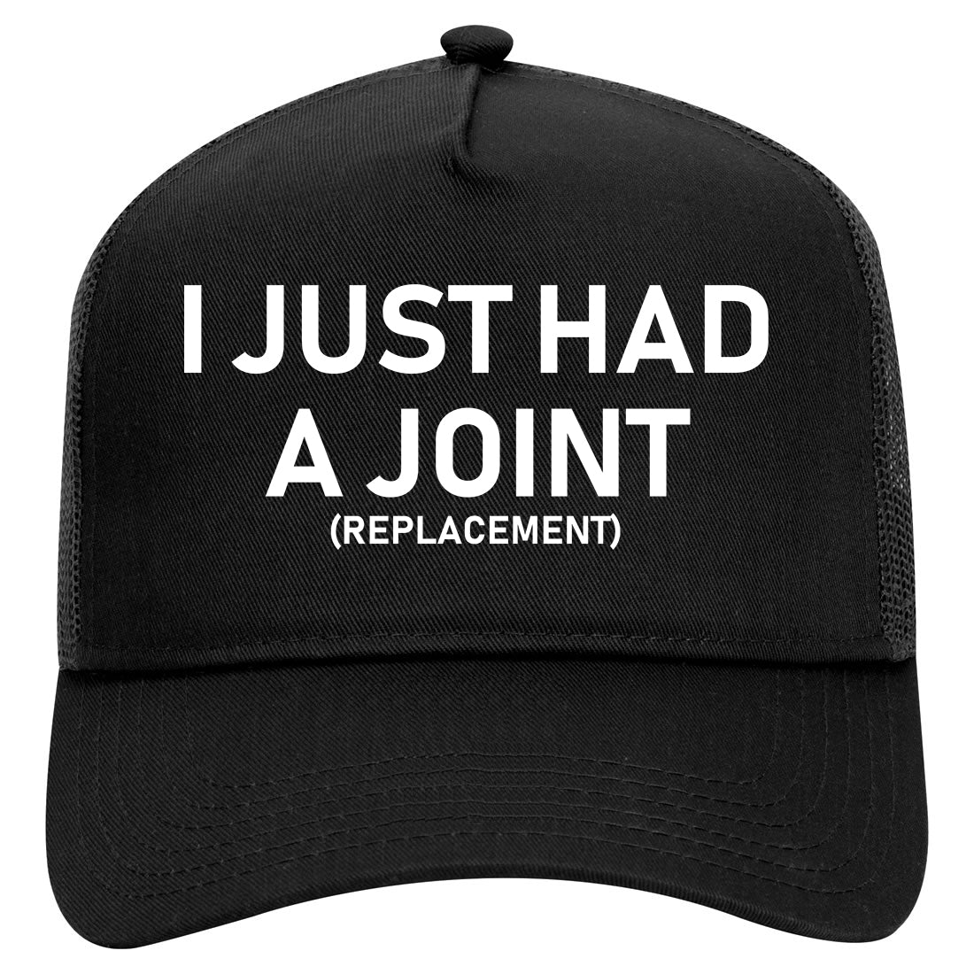 I Just Had A Joint Funny Hip Shoulder Knee Surgery Mens Mesh Trucker Hat Black
