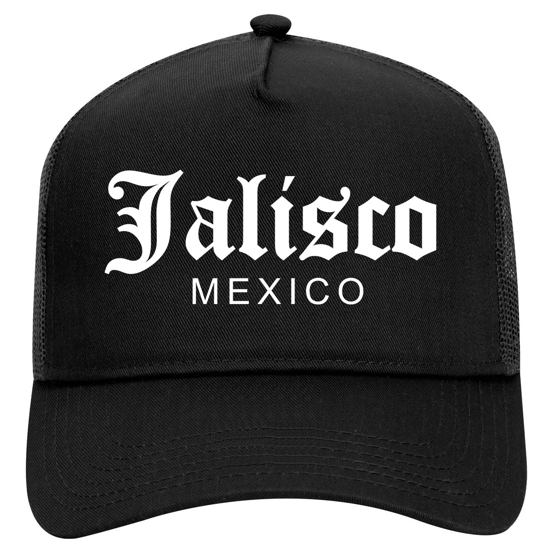 Jalisco Mexico Mens Mesh Trucker Hat Black