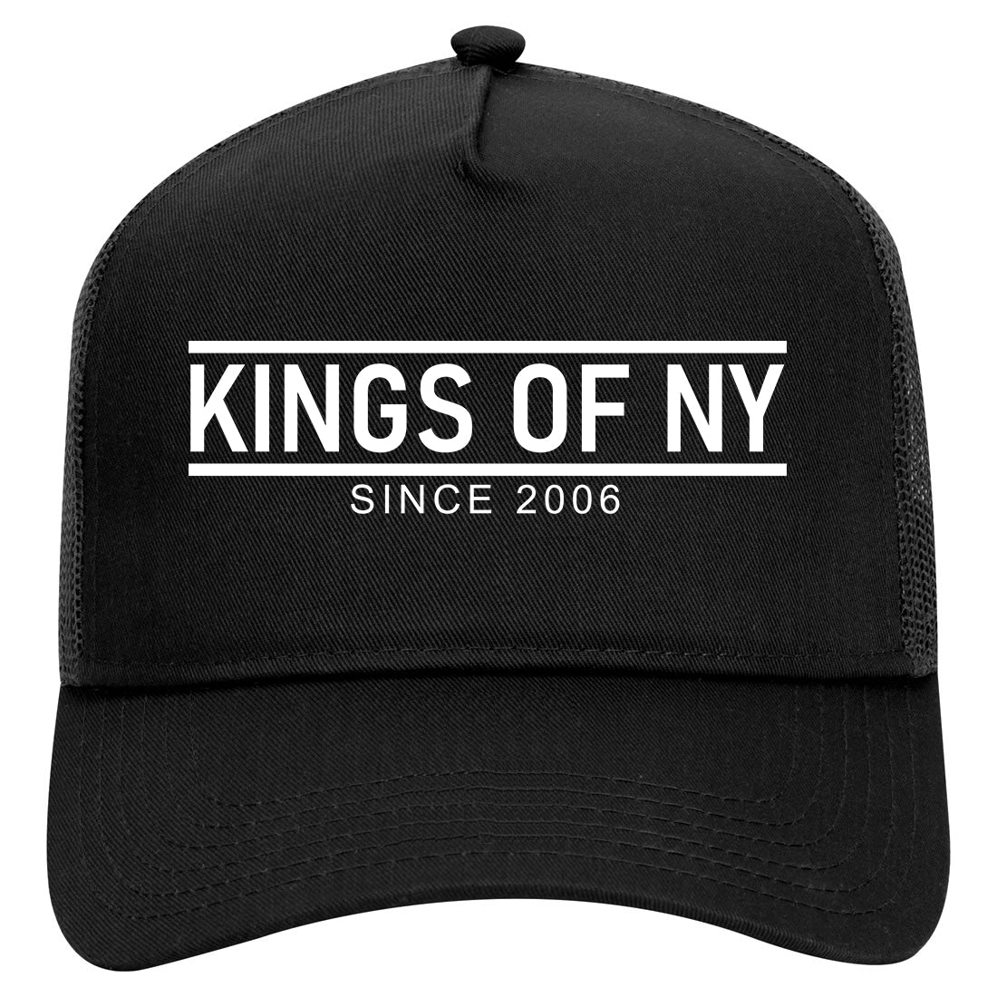 KINGS OF NY City Lines 2006 Mens Mesh Trucker Hat Black