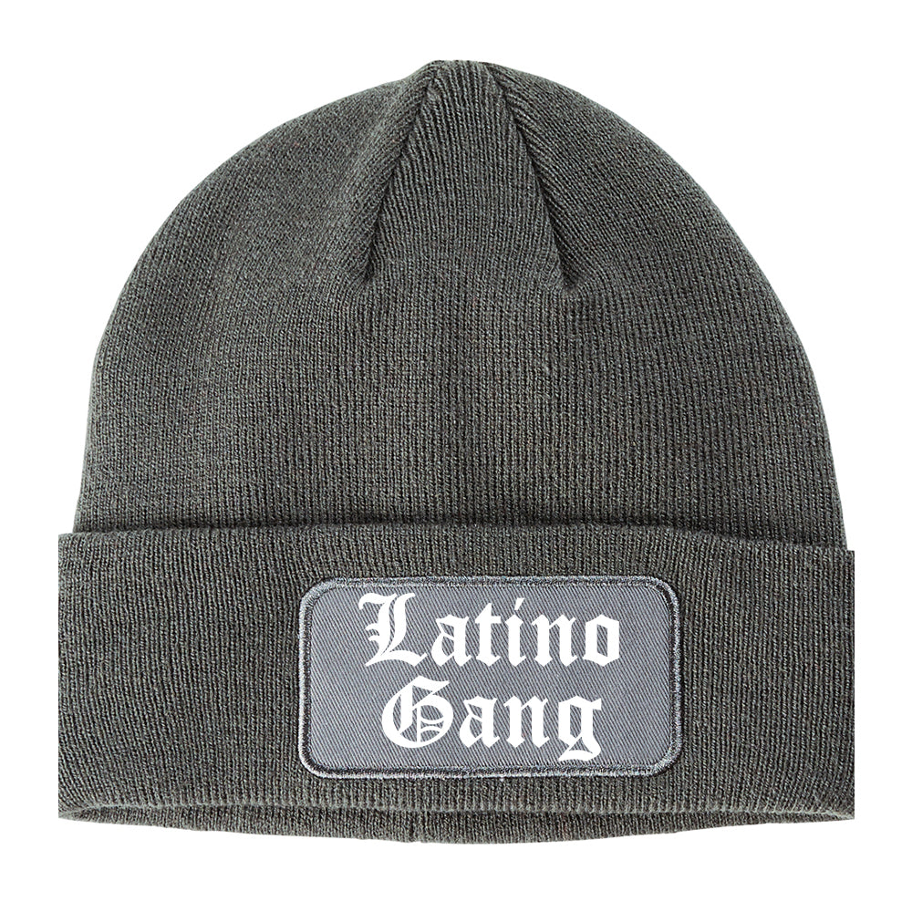 Latino Gang Winter Knit Adult Beanie Hat Grey