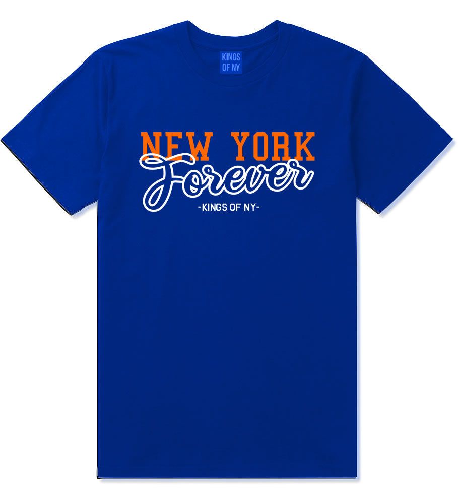 New York Forever Men's T-Shirt Royal Blue