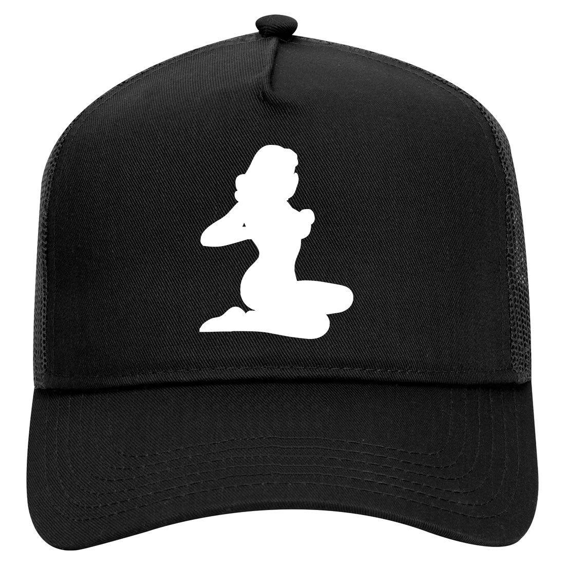 Stripper Amsterdam Mens Mesh Trucker Hat Black