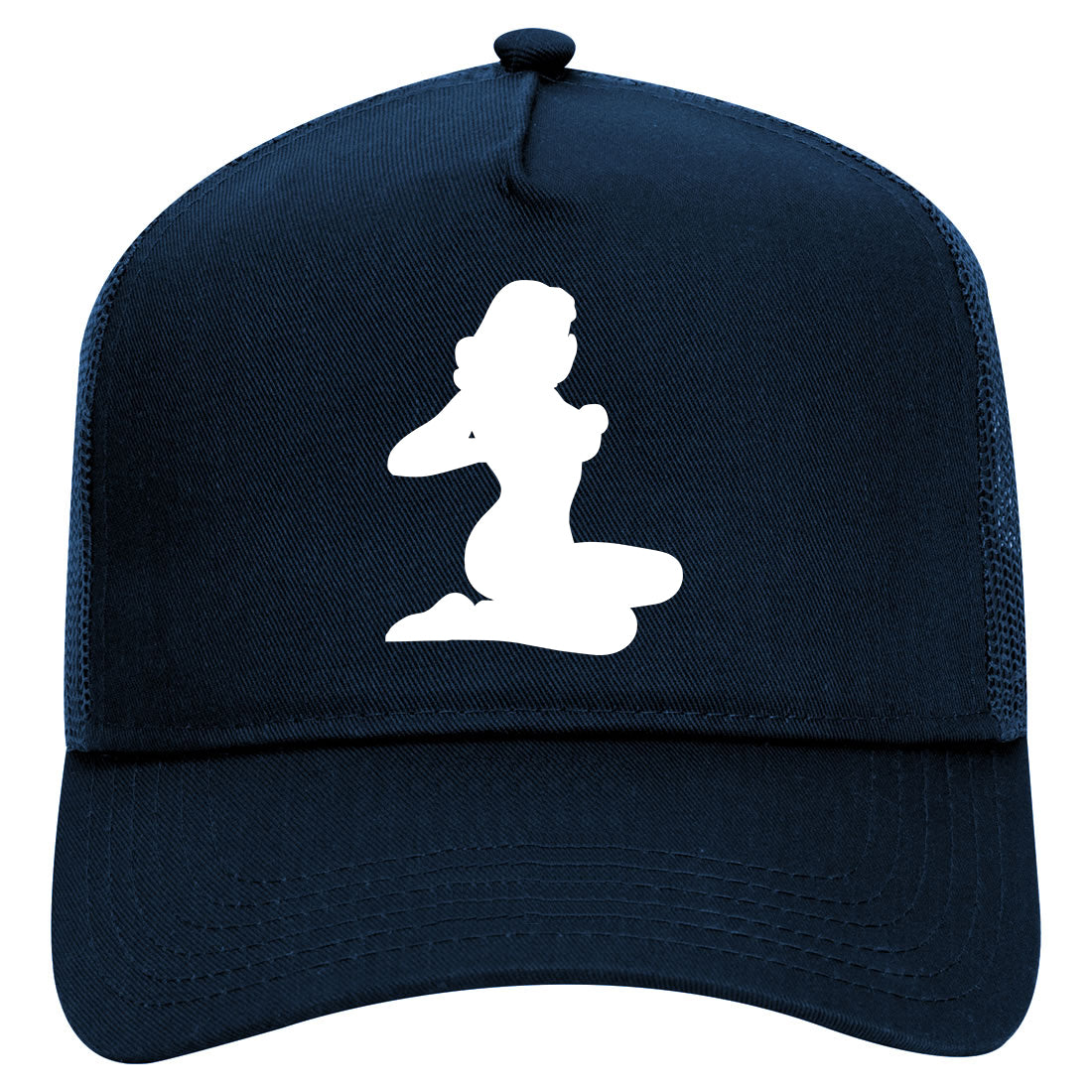 Stripper Amsterdam Mens Mesh Trucker Hat Navy Blue