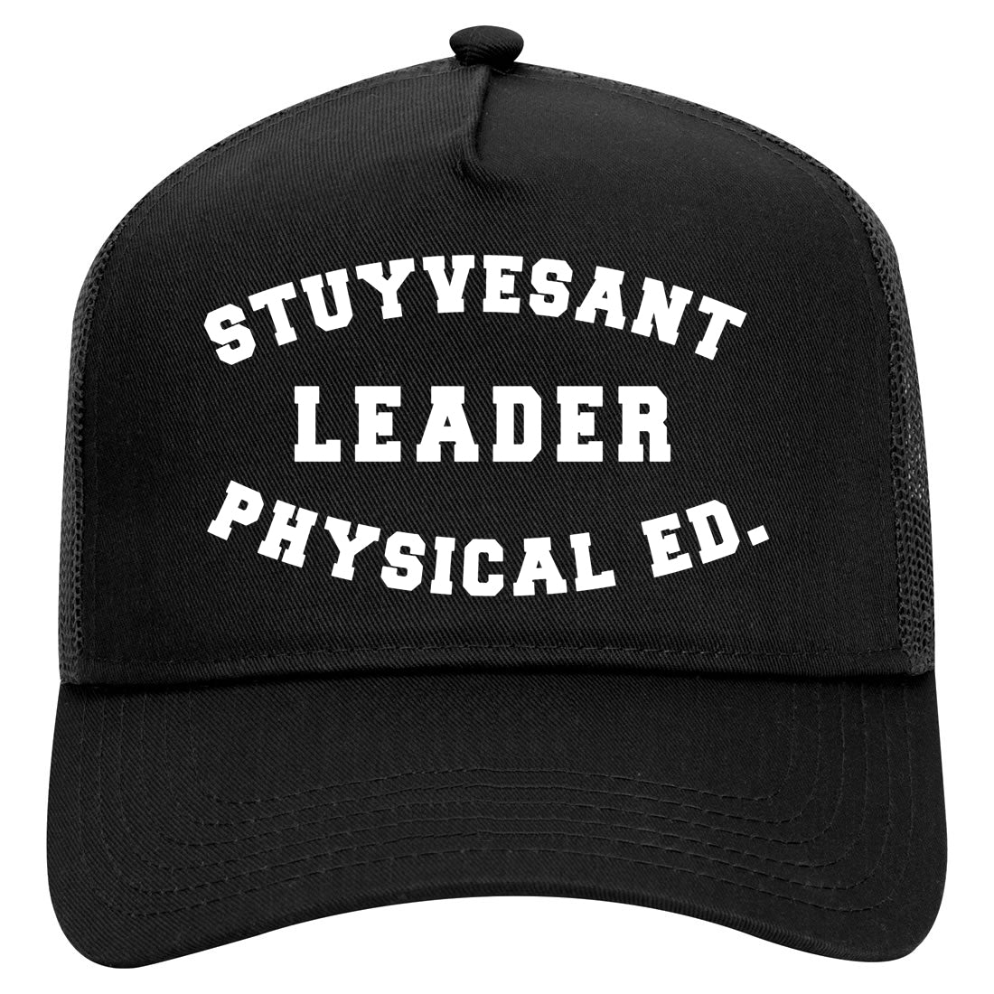 Stuyvesant Leader Physical Ed Mens Mesh Trucker Hat Black