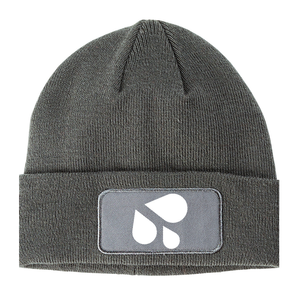 Wet Splashing Sweat Symbol Winter Knit Adult Beanie Hat Grey