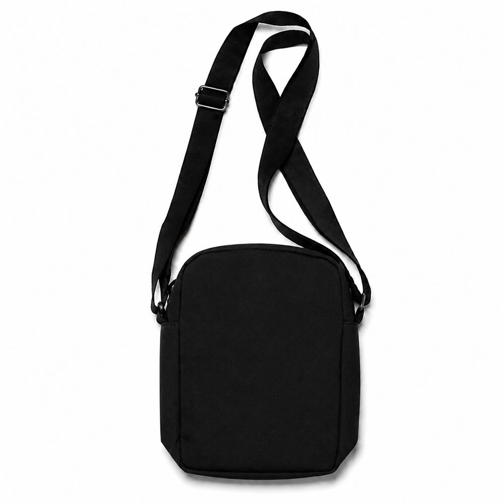 Back of Men's Core Black Crossbody Bag by KINGS OF NY