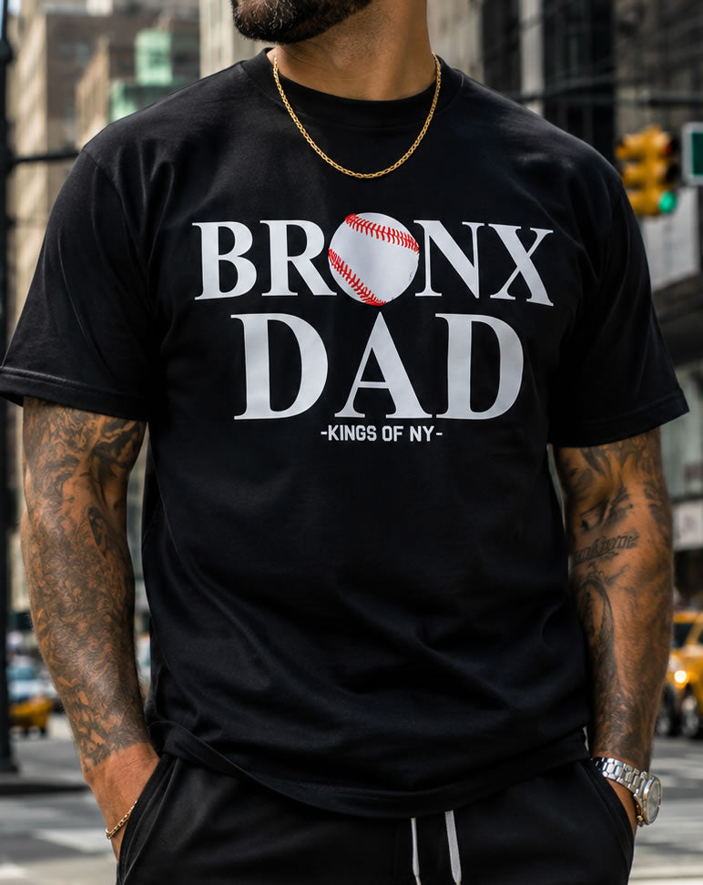 Bronx Baseball Dad Men's T-Shirt
