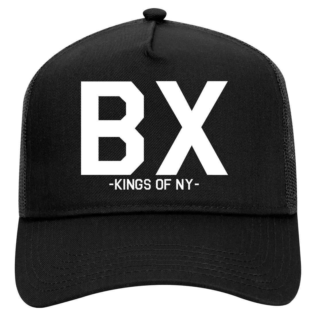 bx Mens Mesh Trucker Hat Black