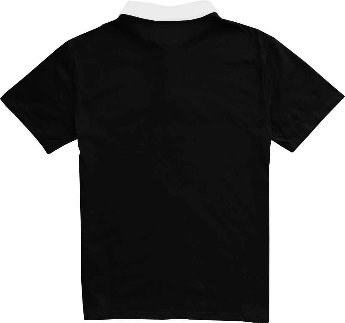 Skull And Crossbones Men's Short Sleeve Rugby Shirt Back