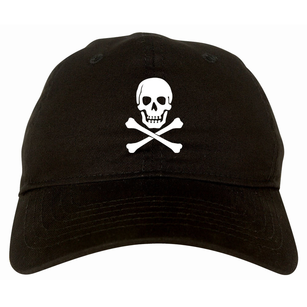 Black Skull And Crossbones Dad Hat