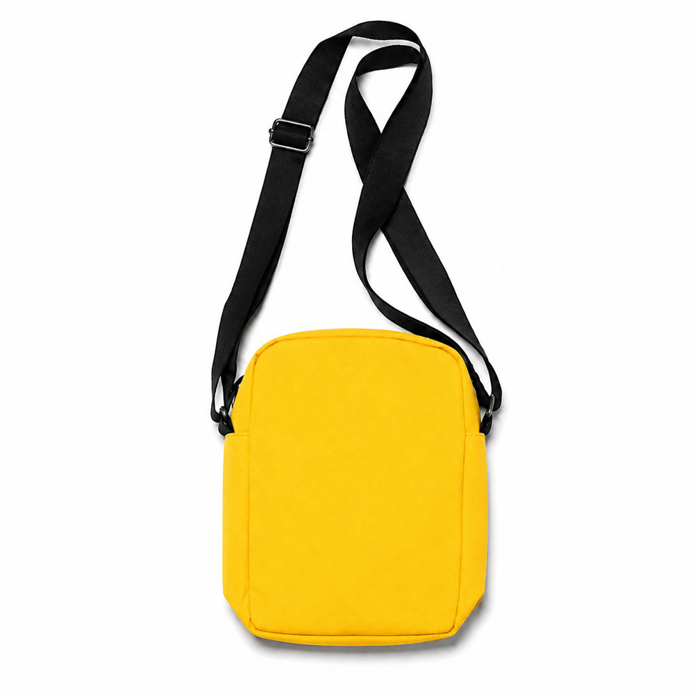 Back of Men's Core Yellow Crossbody Bag by Kings Of NY