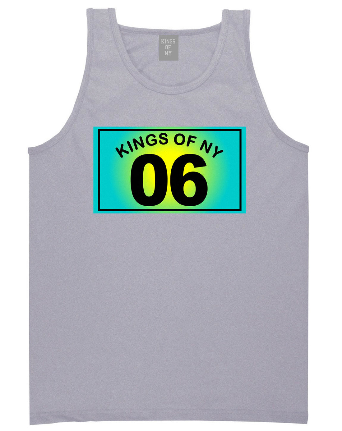 06 Gradient 2006 Tank Top in Grey by Kings Of NY