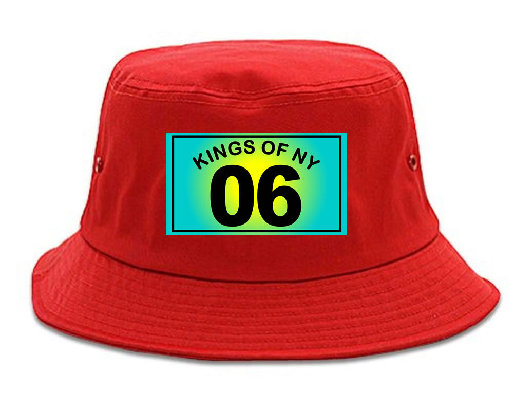 06 Gradient 2006 Bucket Hat in Red by Kings Of NY