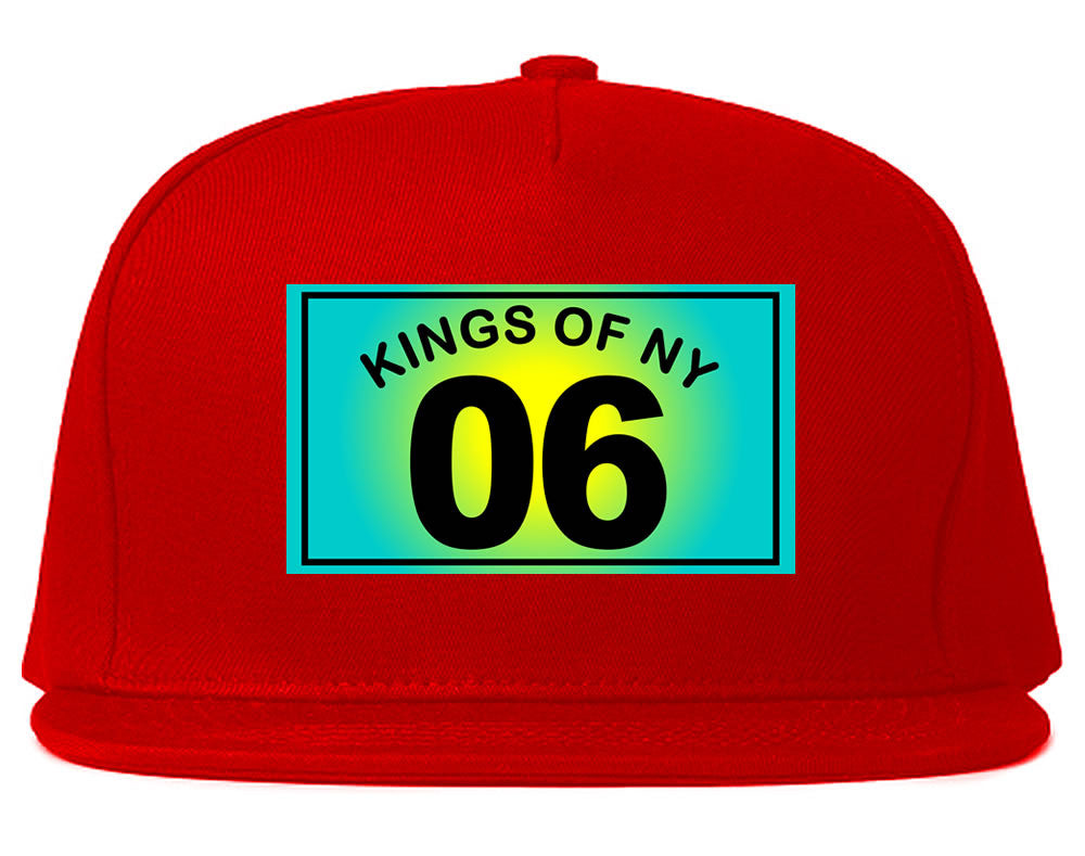 06 Gradient 2006 Snapback Hat in Red by Kings Of NY