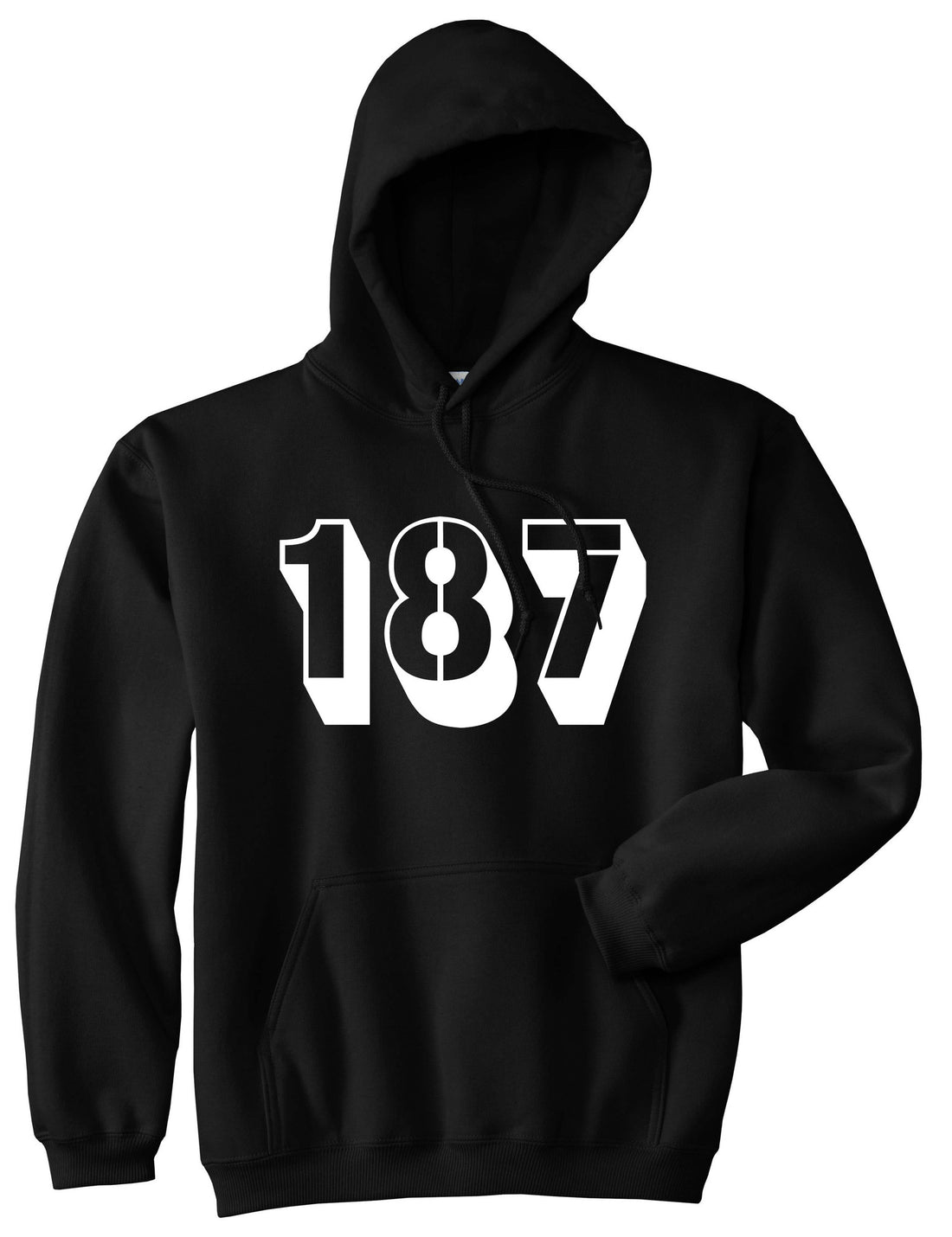 187 Pullover Hoodie Hoody in Black by Kings Of NY