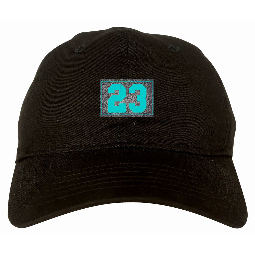 23 cement blue dad hat black