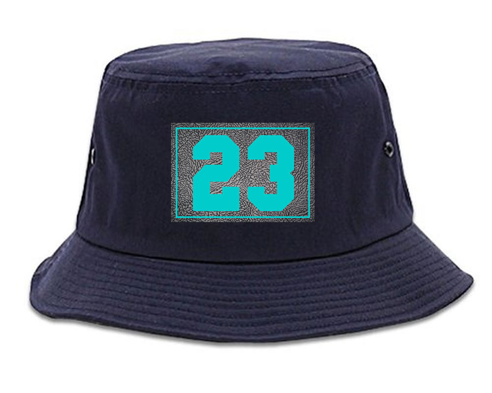 24 Cement Blue Jersey Bucket Hat By Kings Of NY