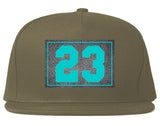 25 Cement Blue Jersey Snapback Hat By Kings Of NY