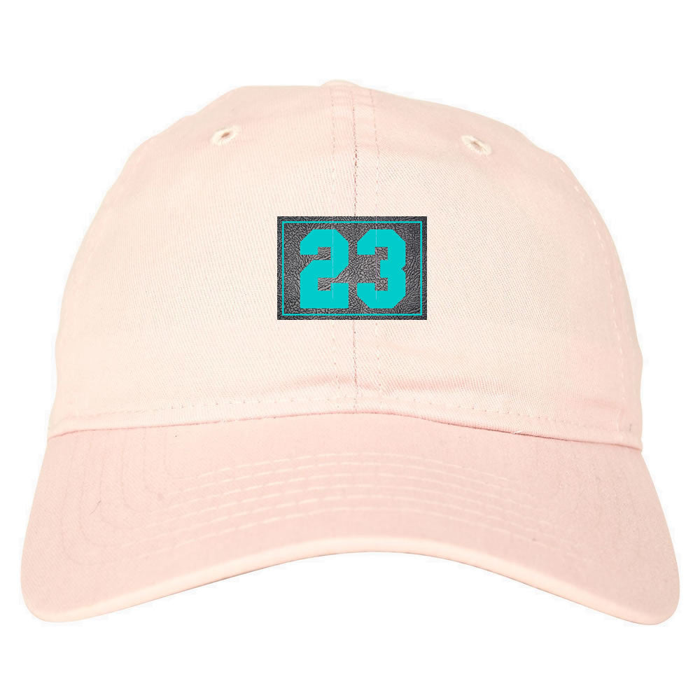 23 cement blue dad hat pink