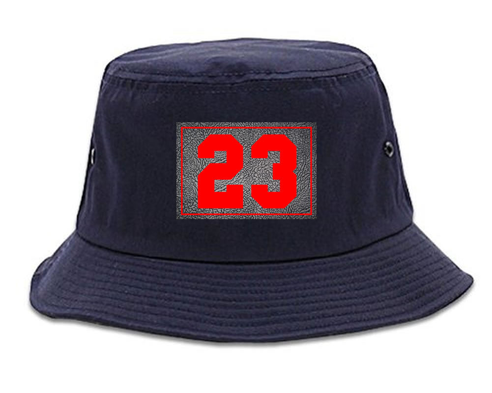 24 Cement Red Jersey Bucket Hat By Kings Of NY