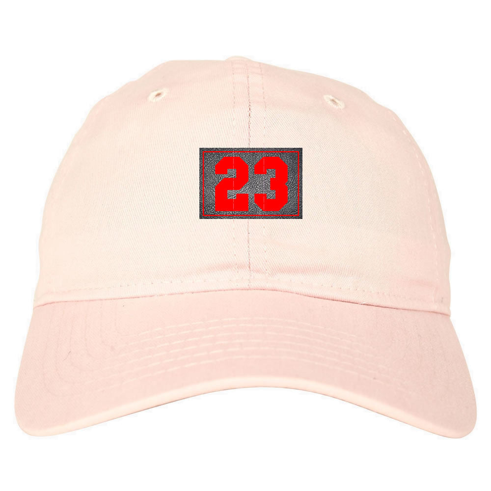26 Cement Red Jersey Dad Hat By Kings Of NY