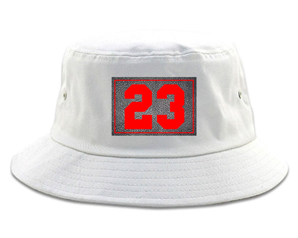 25 Cement Red Jersey Bucket Hat By Kings Of NY