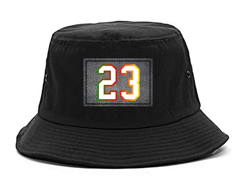 23 Cement Print Colorful Jersey Bucket Hat By Kings Of NY