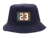 24 Cement Print Colorful Jersey Bucket Hat By Kings Of NY