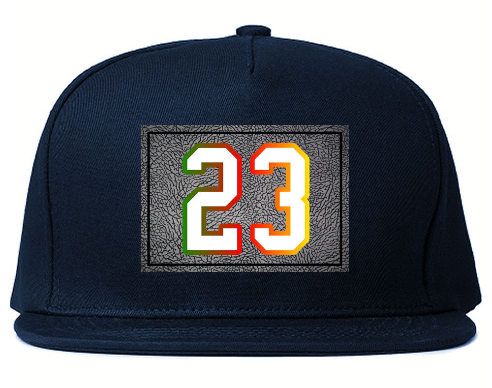 24 Cement Print Colorful Jersey Snapback Hat By Kings Of NY