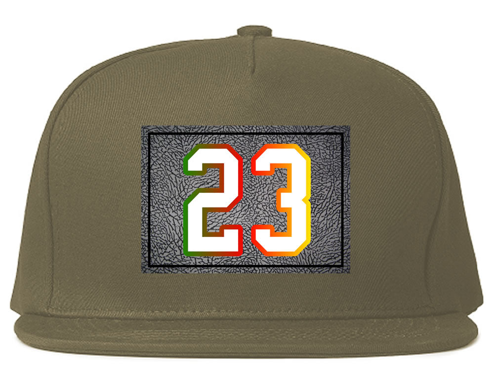 25 Cement Print Colorful Jersey Snapback Hat By Kings Of NY