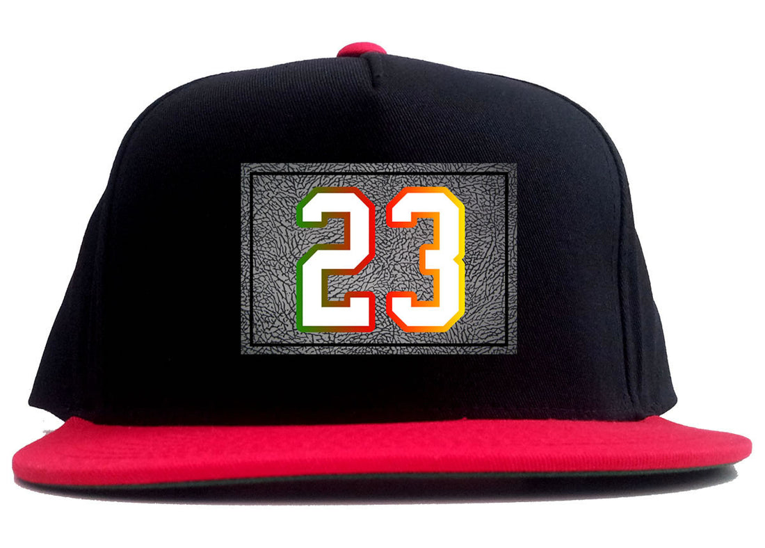 26 Cement Print Colorful Jersey 2 Tone Snapback Hat By Kings Of NY