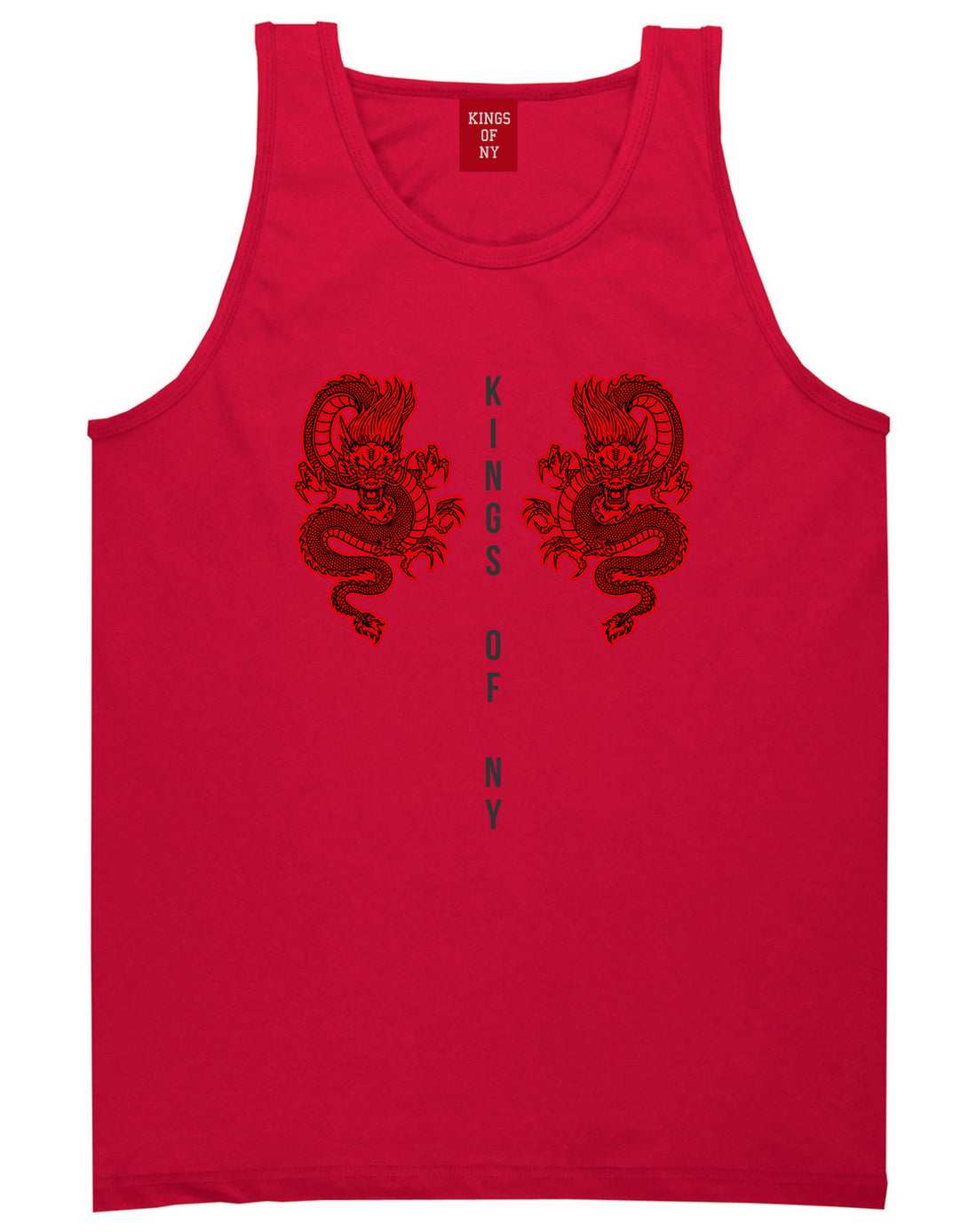2 Chinese Dragon T-Shirt in Red